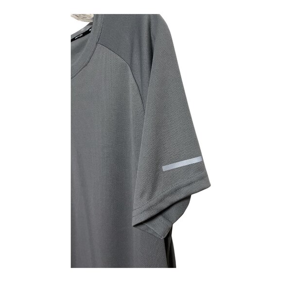 BOYZN Men's Size L (USA) Athletic T-Shirts – Olive Green & Gray – Reflective Str - Picture 3 of 7